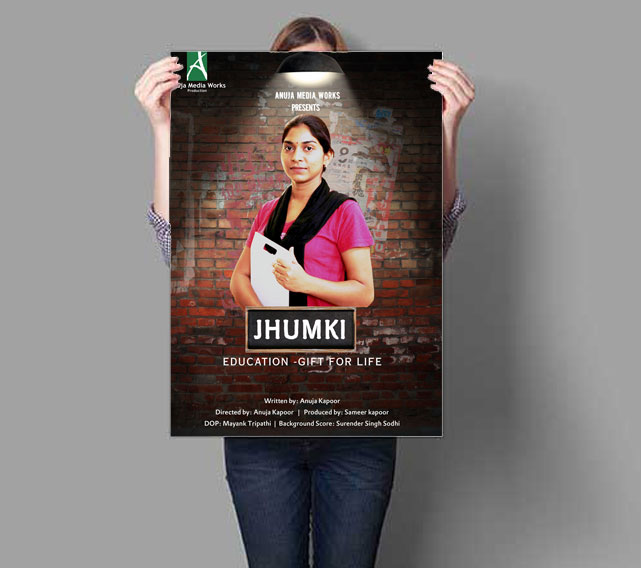 Poster designing for jhumki poster