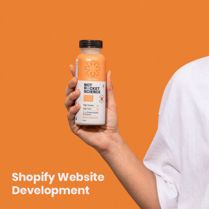 Shopfify Website Developement for Milk Shakes brand