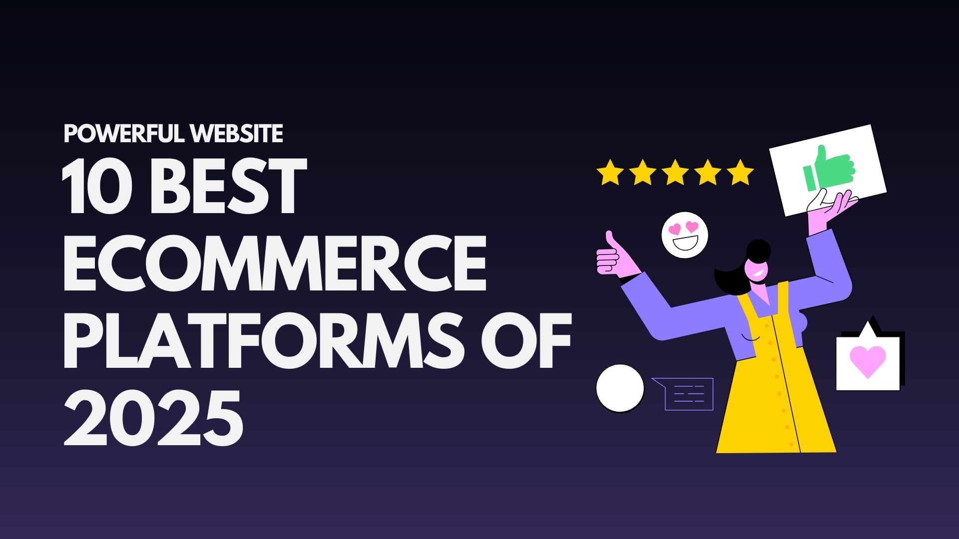 10 Best eCommerce Platforms of 2025