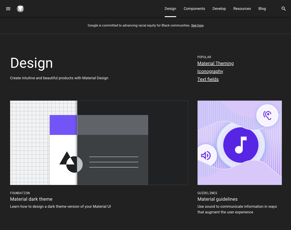 Google Material Design System