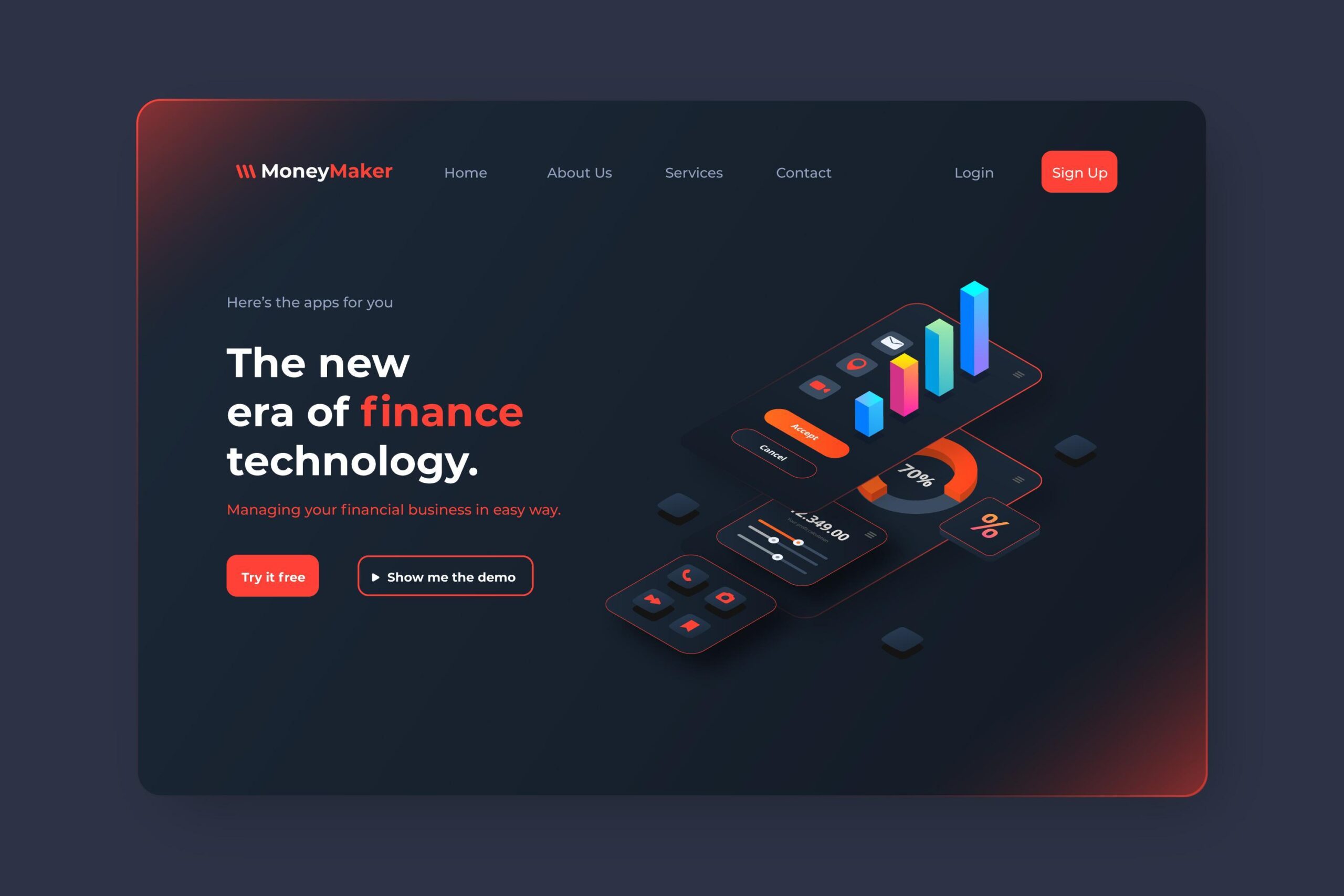 Fintech UI/UX Design
