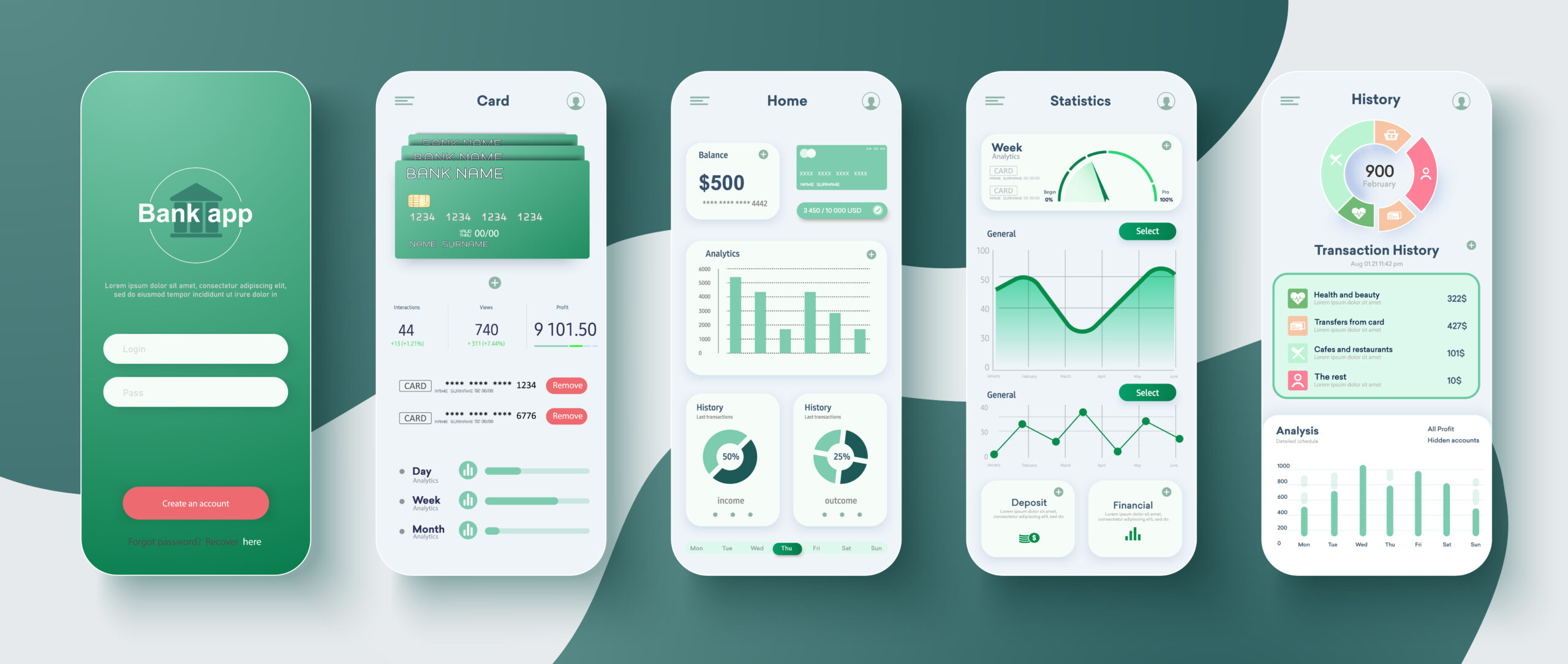 Fintech UI/UX Design