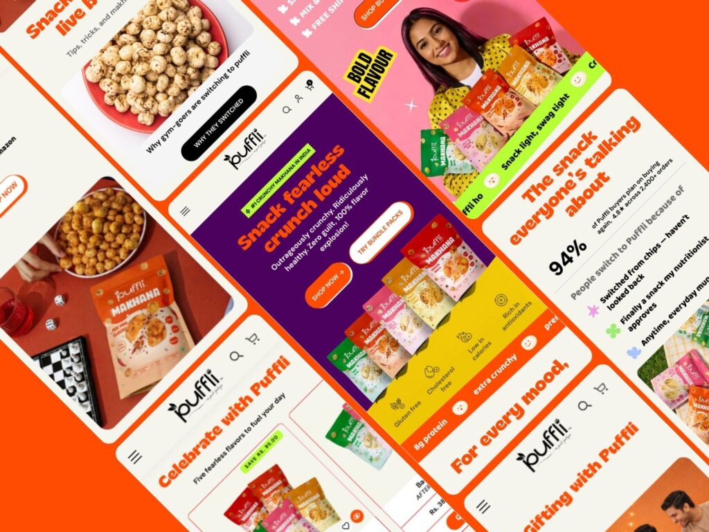 Website Design & Development for Snack Brand